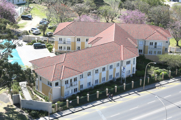 Clevedon House from the air